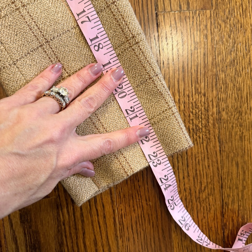 Pendleton Classic 3 Button Blazer Tan Plaid Wool … - image 8